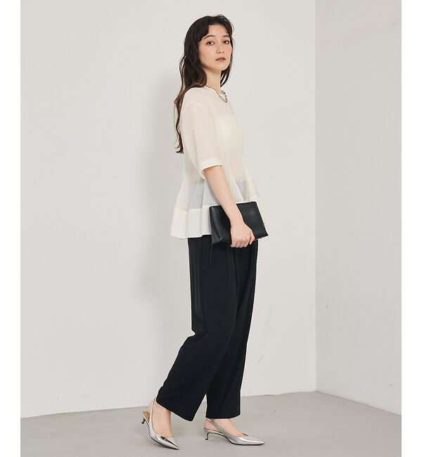 qualite「【接触冷感＆UV】クールトリコットタックパンツ」|その他|