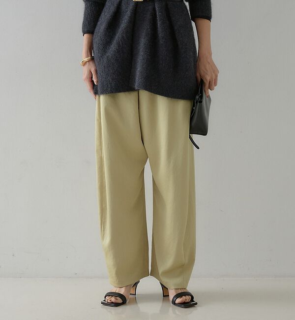 qualite「ジョーゼットサテンワイドパンツ」|その他|