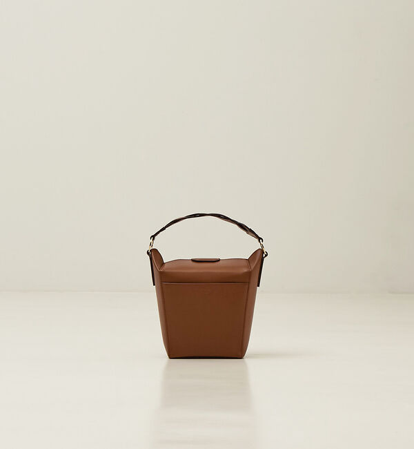 LOWELL things「【GISELe掲載】Macheri/レザーBOX型ハンドショルダーBAG」|ハンドバッグ|