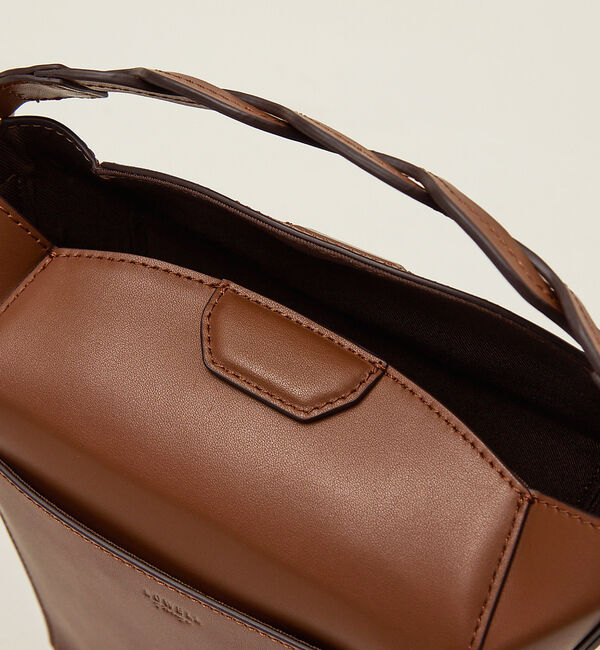 LOWELL things「【GISELe掲載】Macheri/レザーBOX型ハンドショルダーBAG」|ハンドバッグ|
