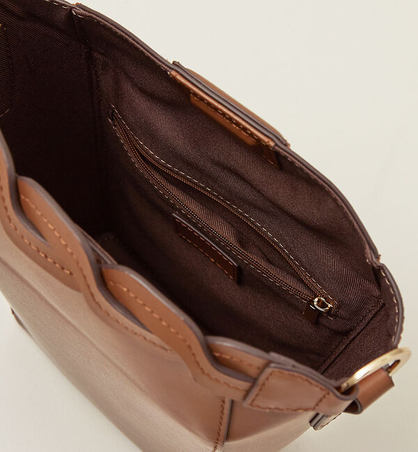 LOWELL things「【GISELe掲載】Macheri/レザーBOX型ハンドショルダーBAG」|ハンドバッグ|
