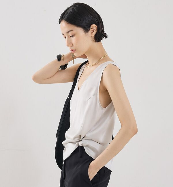 The Store by C' 「【COCUCA】シルクタンクトップ」|キャミソール|