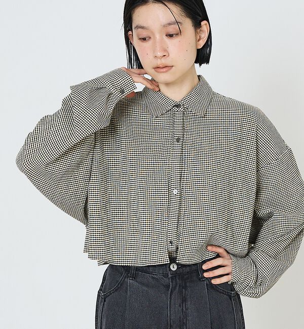 NOMINE「【ユニセックス】ロングヨーク オーバーサイズ シャツ」|シャツ・ブラウス|