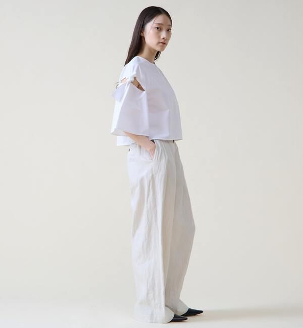 TIARA「リネンタックワイドパンツ」|その他|