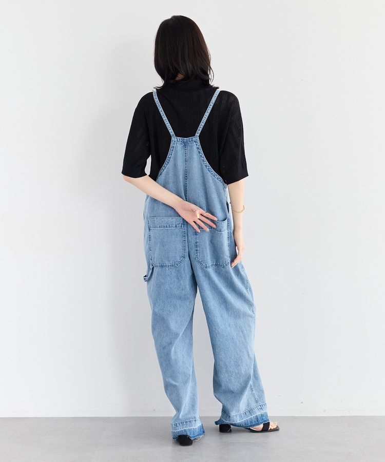 Editt by YECCA VECCA「綿麻デニムサロペット」|オールインワン|