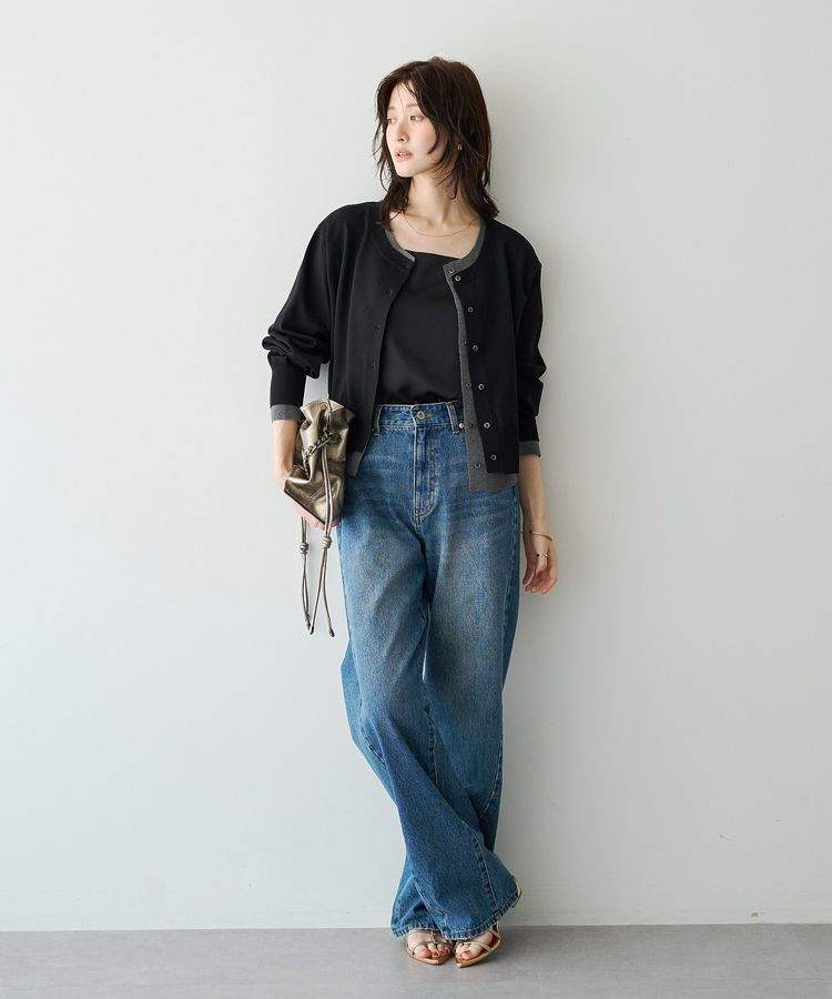 YECCA VECCA「ルーズストレートデニム」|デニム|