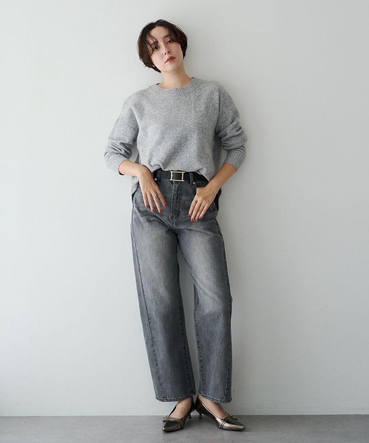 YECCA VECCA「ルーズストレートデニム」|デニム|