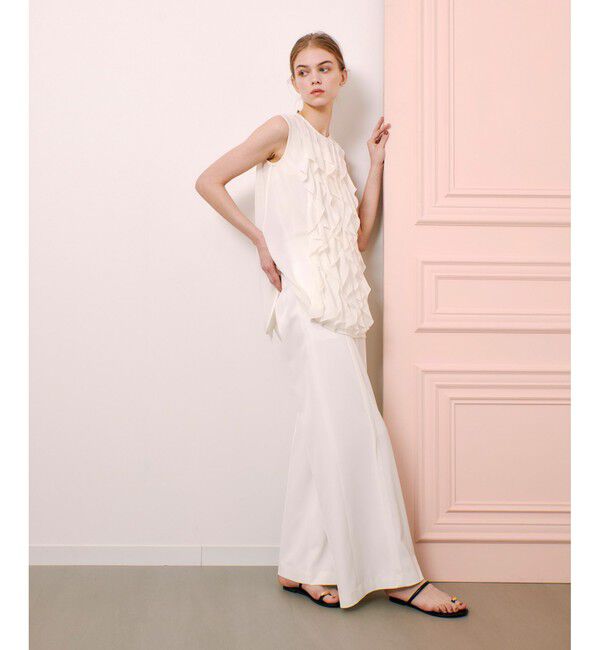 LOULOU WILLOUGHBY「【LOULOU WILLOUGHBY】タックステッチワイドパンツ」|その他|