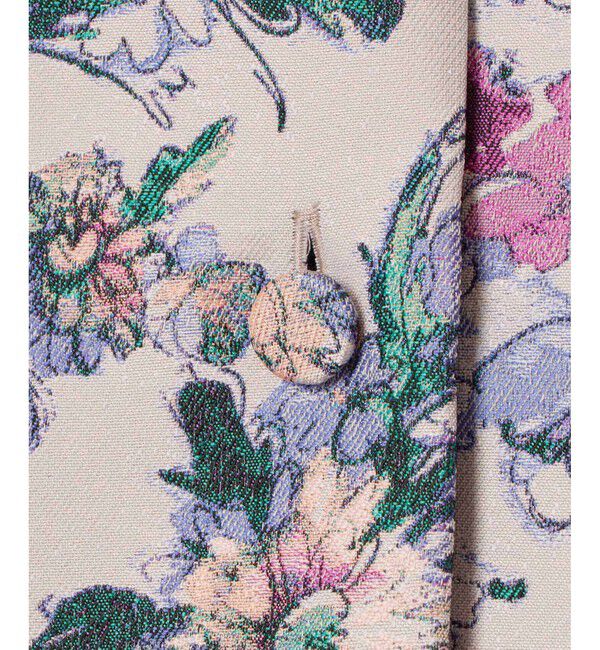 LOULOU WILLOUGHBY「【LOULOU WILLOUGHBY】LIMONTAフラワージャガードシャツワンピース」|ワンピース|