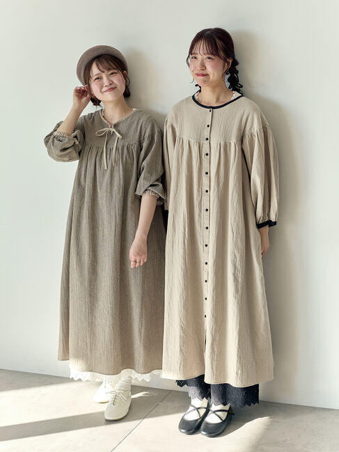 Samansa Mos2「【Cross&times;Staff】前後2WAYワンピース」|ワンピース|