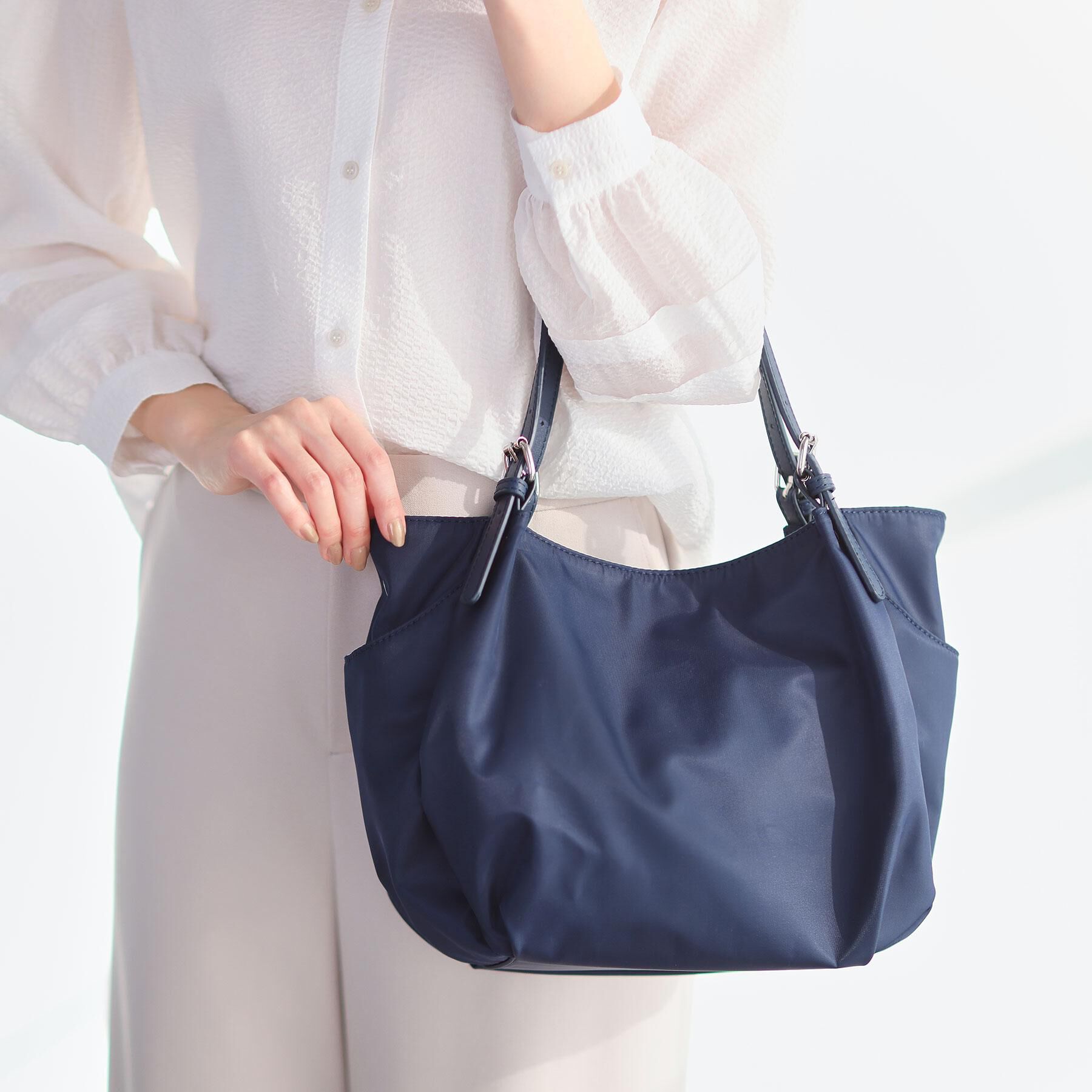 Reflect「【3WAY／しっかり収納／インナーバッグ入り／ショルダー付き】ナイロンバッグ」|ショルダー・メッセンジャー|