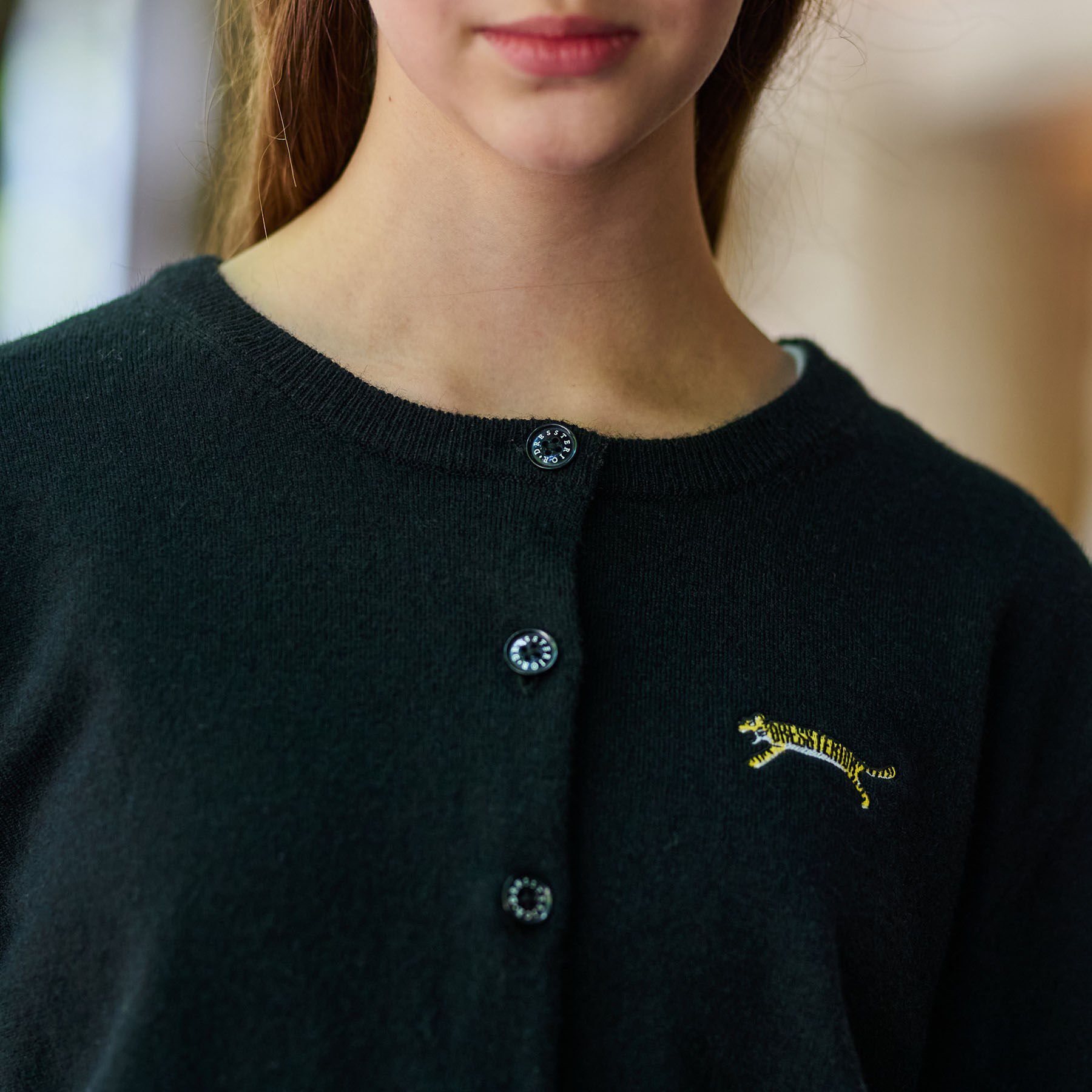 DRESSTERIOR「◆【CLASSY．12月号掲載】タイガーエンブロイダリークルーネックカーディガン」|カーディガン|