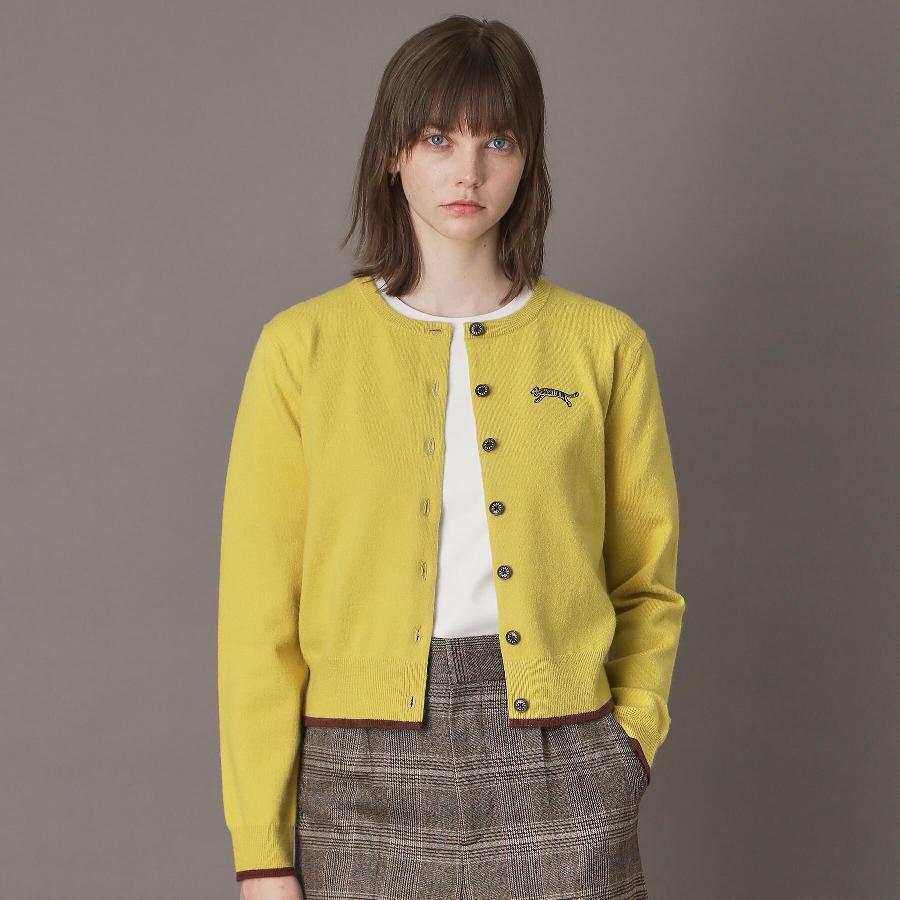 DRESSTERIOR「◆【CLASSY．12月号掲載】タイガーエンブロイダリークルーネックカーディガン」|カーディガン|