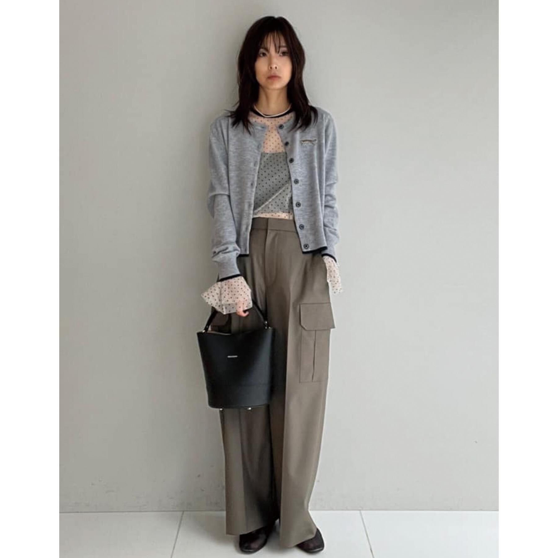 DRESSTERIOR「◆【CLASSY．12月号掲載】タイガーエンブロイダリークルーネックカーディガン」|カーディガン|