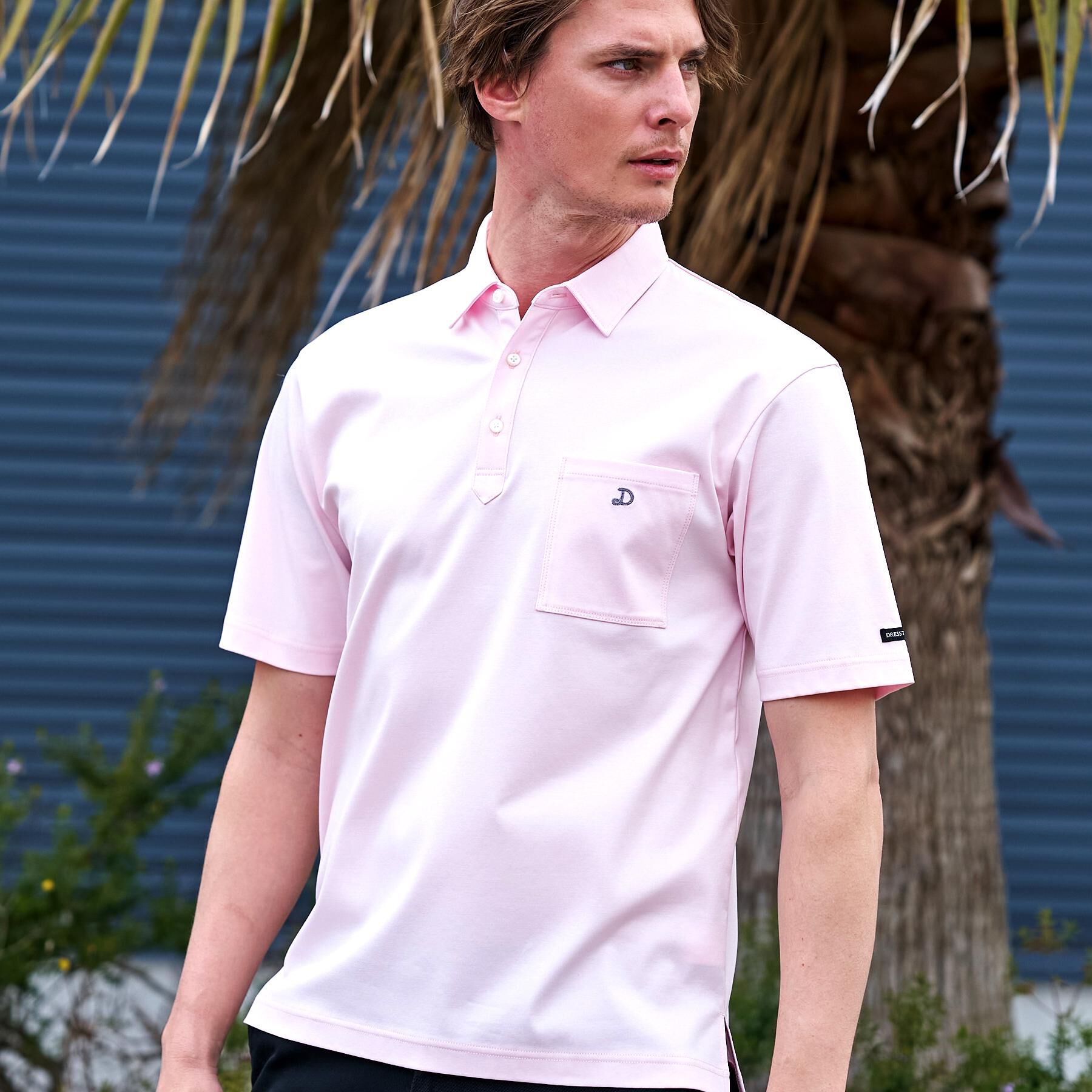 DRESSTERIOR「【接触冷感/抗菌防臭/消臭/Safari5月号掲載】ICE CLEAR COTTON オーバーフィッ」|ポロシャツ|