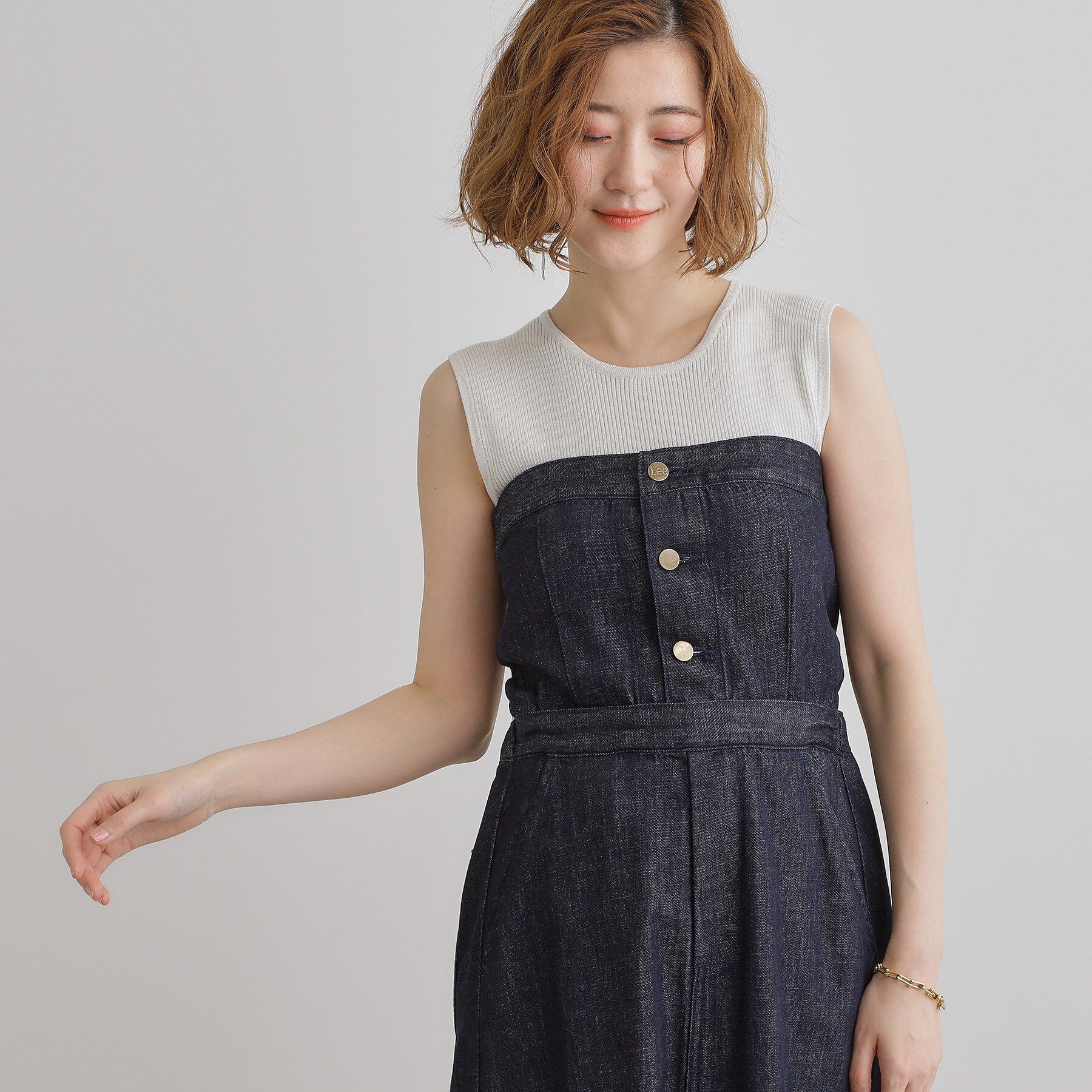 grove「【Lee&times;grove別注】3WAY　BUSTIER　SKIRT」|ワンピース|