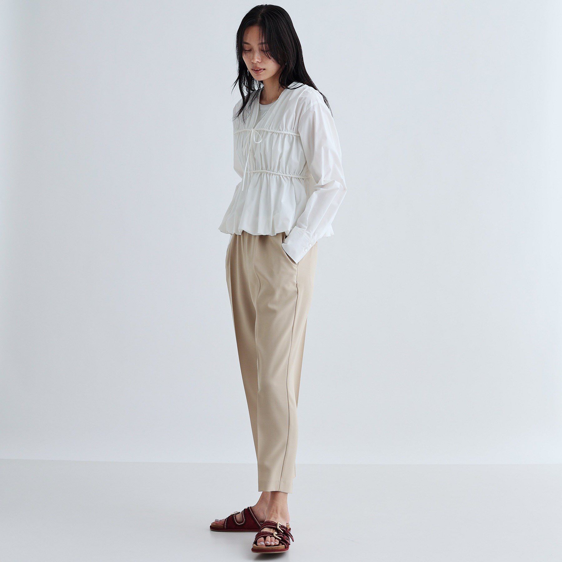 GALLEST「【接触冷感／セットアップ対応】イージーテーパードパンツ【通勤・セレモニー】」|その他|
