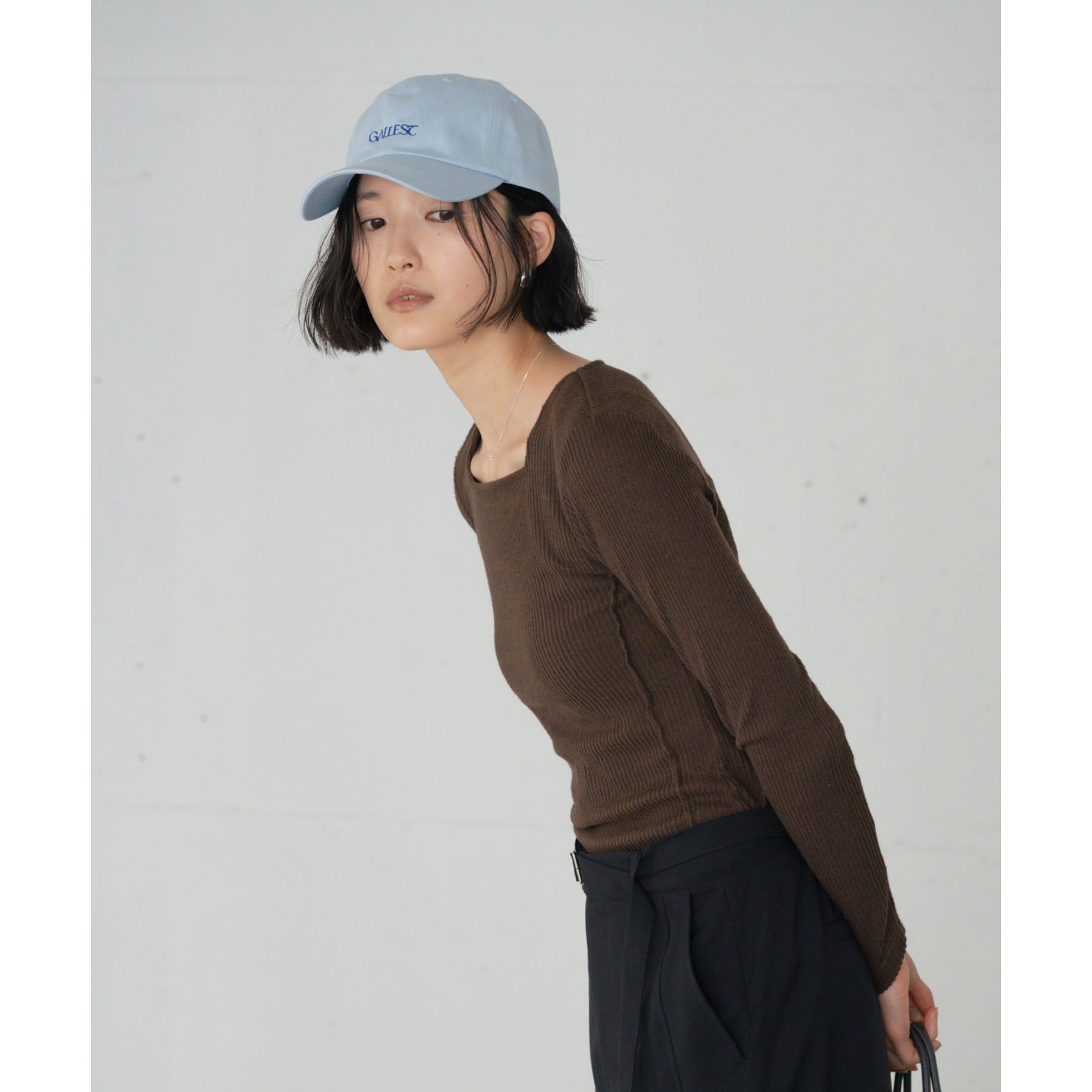 GALLEST「スクエアネックリブカットソー」|Tシャツ・カットソー|