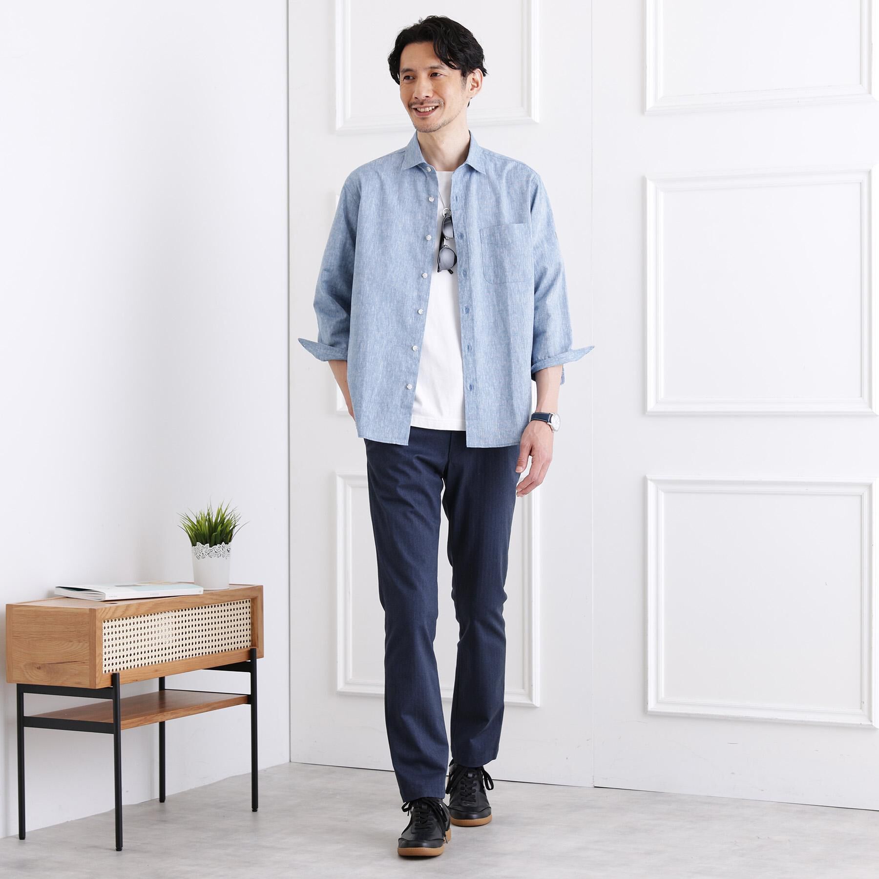 TAKEO KIKUCHI「【全7サイズ&times;8色展開！】トップマルチヘリンボン パンツ」|その他|