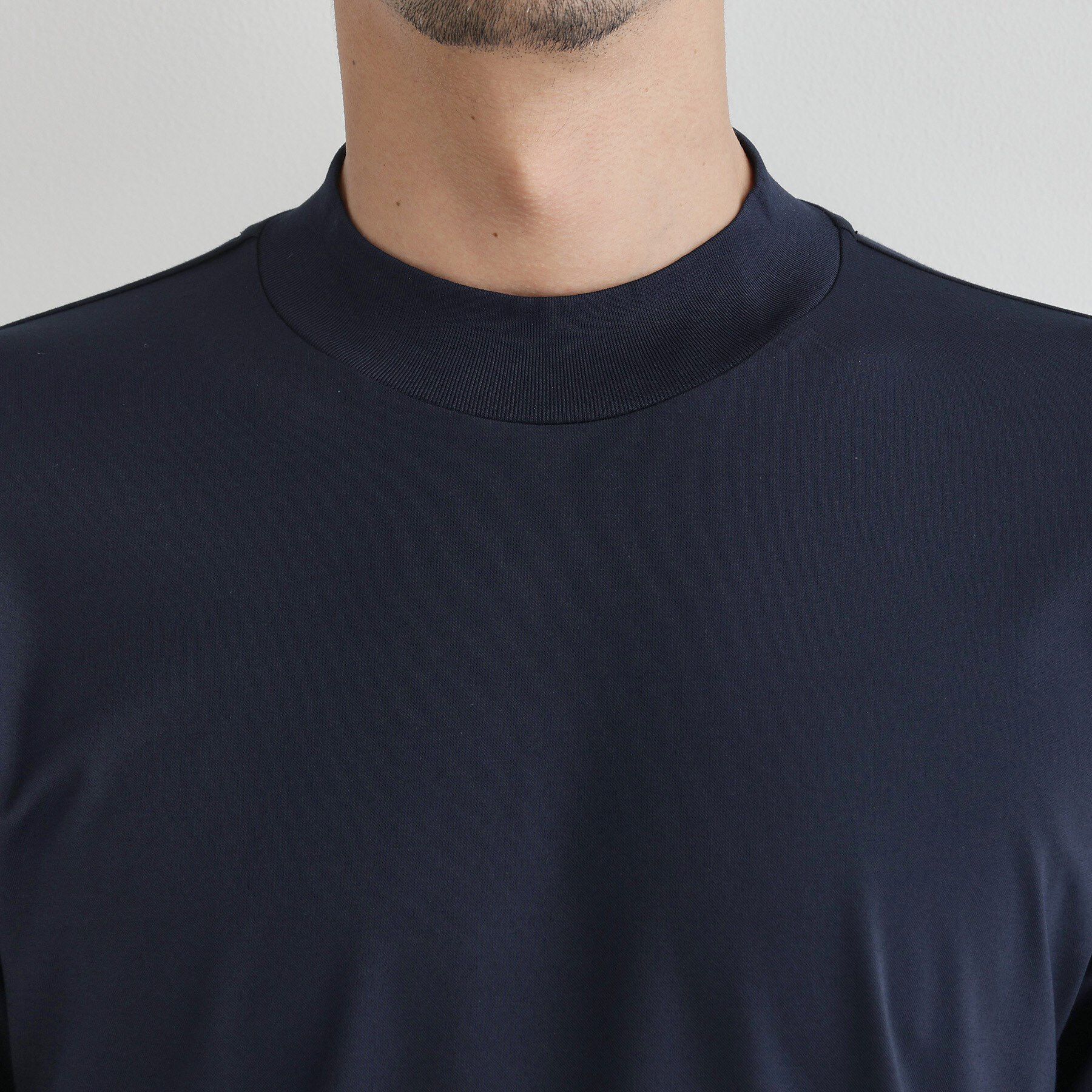 TAKEO KIKUCHI「【COOL CITY WEAR】モックネック プルオーバー /接触冷感」|Tシャツ・カットソー|