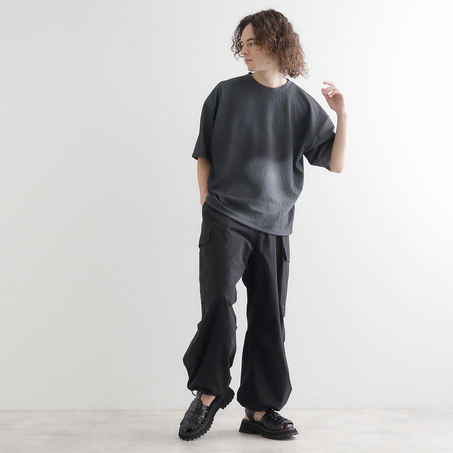 tk.TAKEO KIKUCHI「ブラーフクレジャカードカットソー」|Tシャツ・カットソー|
