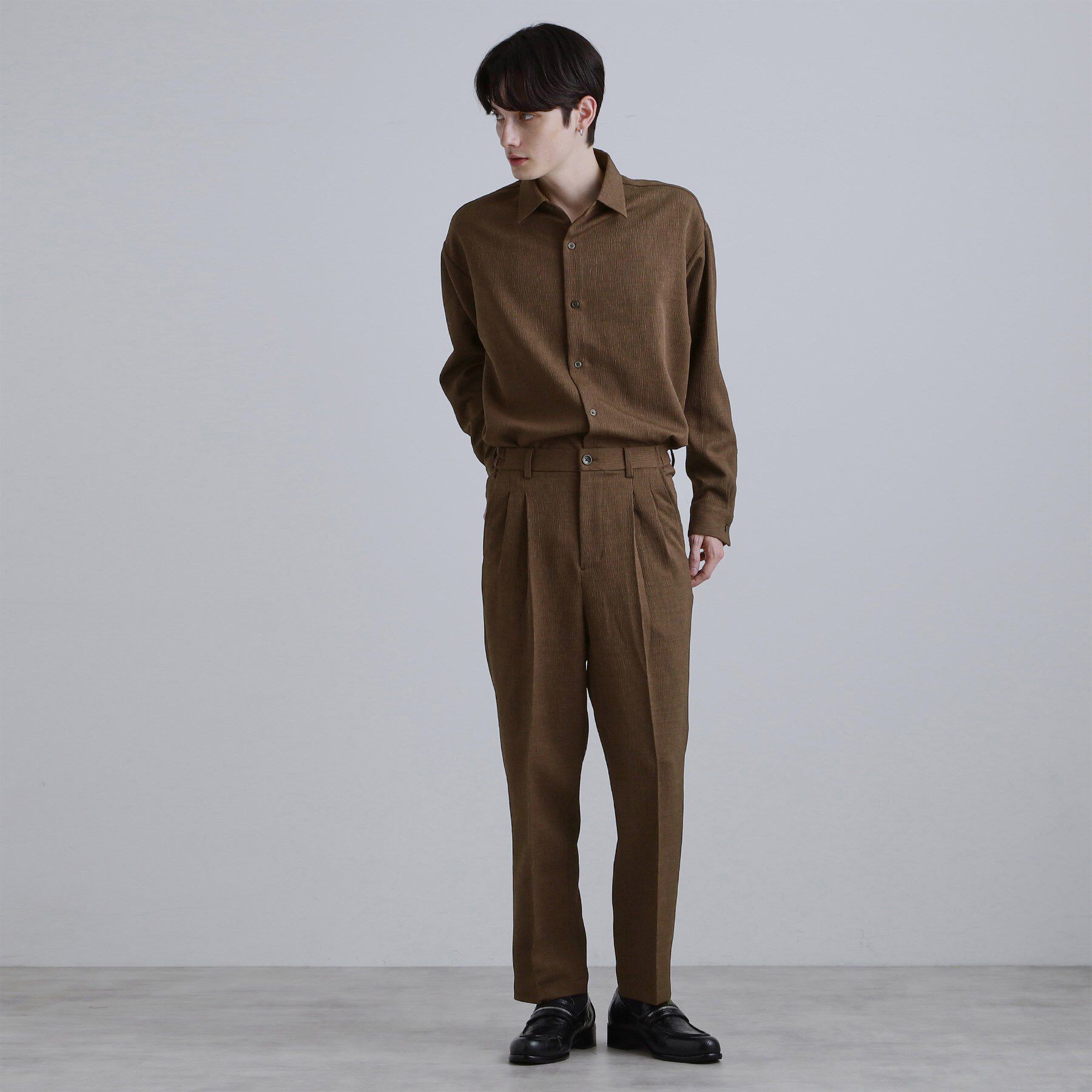 tk.TAKEO KIKUCHI「【セットアップ対応】テッククレープルーズテーパードパンツ」|その他|