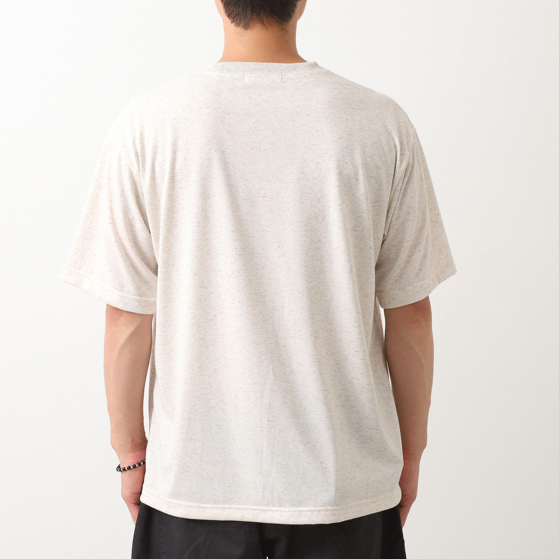 THE SHOP TK「ポリ麻刺繍半袖Tシャツ」|Tシャツ・カットソー|