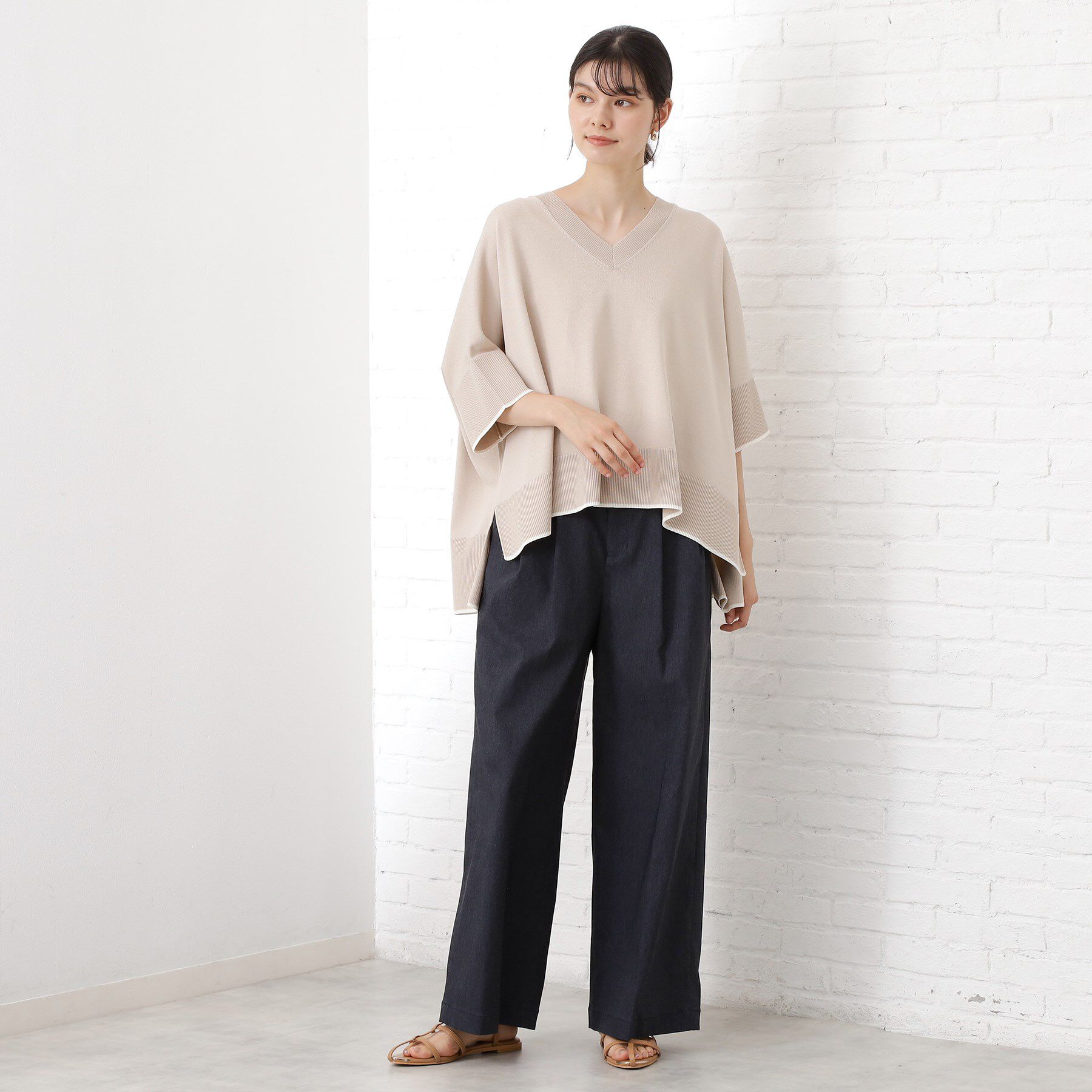 THE SHOP TK「【きれいめもカジュアルもお任せ】2タックワイドパンツ【セットアップ可】」|その他|