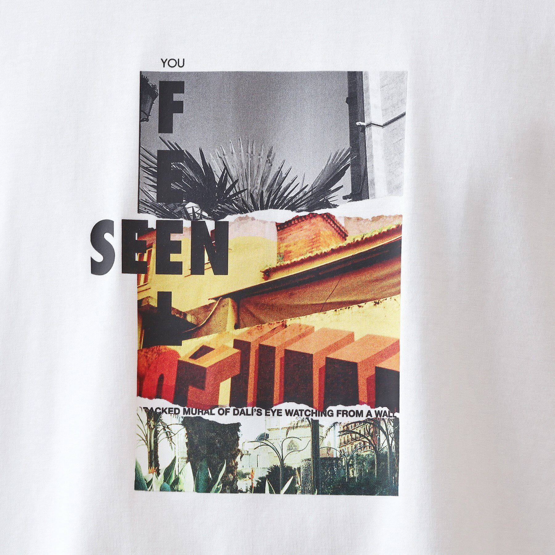 THE SHOP TK「フォトグラフプリント長袖Tシャツ【洗濯機OK】」|Tシャツ・カットソー|