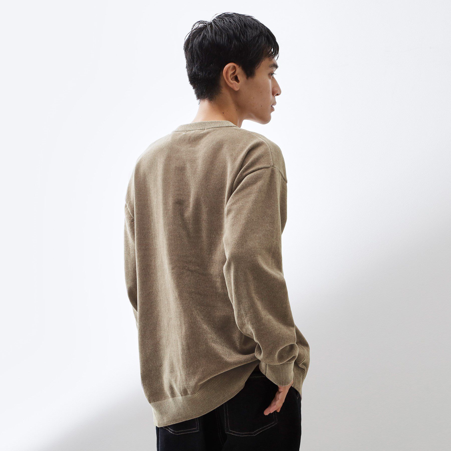 THE SHOP TK「【触れるたびに心地良い】ライトモールニット　洗濯機OK/ユニセックスでおすすめ！」|ニット・セーター|