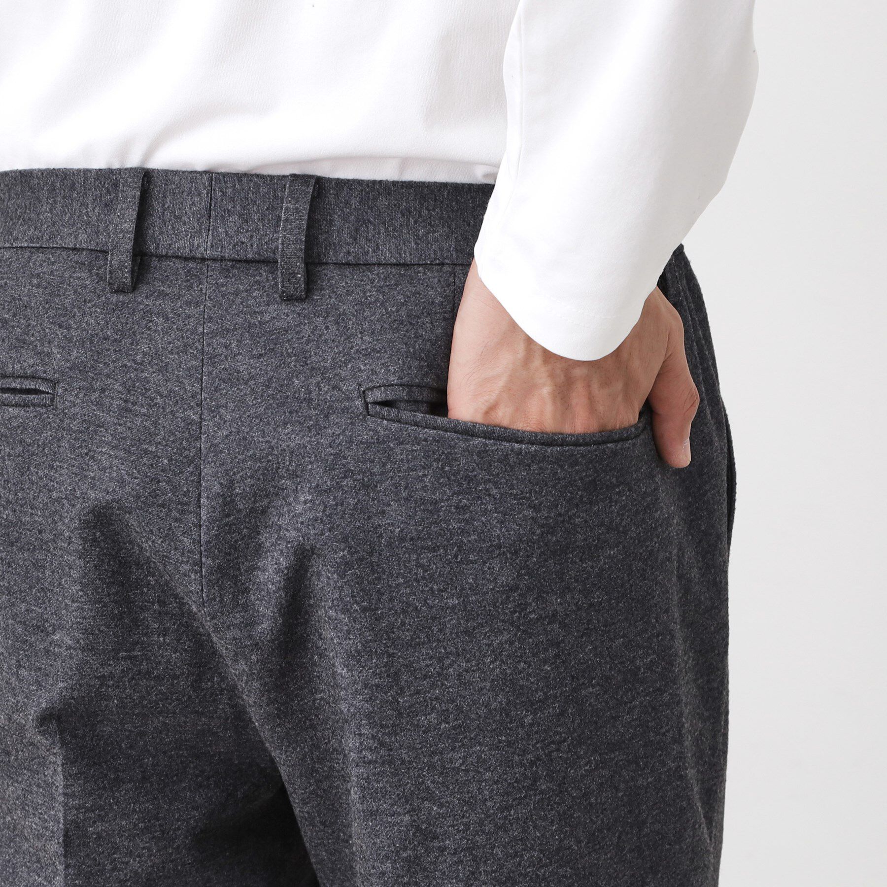 THE SHOP TK「起毛TRジャージスラックス【洗濯機OK／ストレッチ／セットアップ可】」|その他|