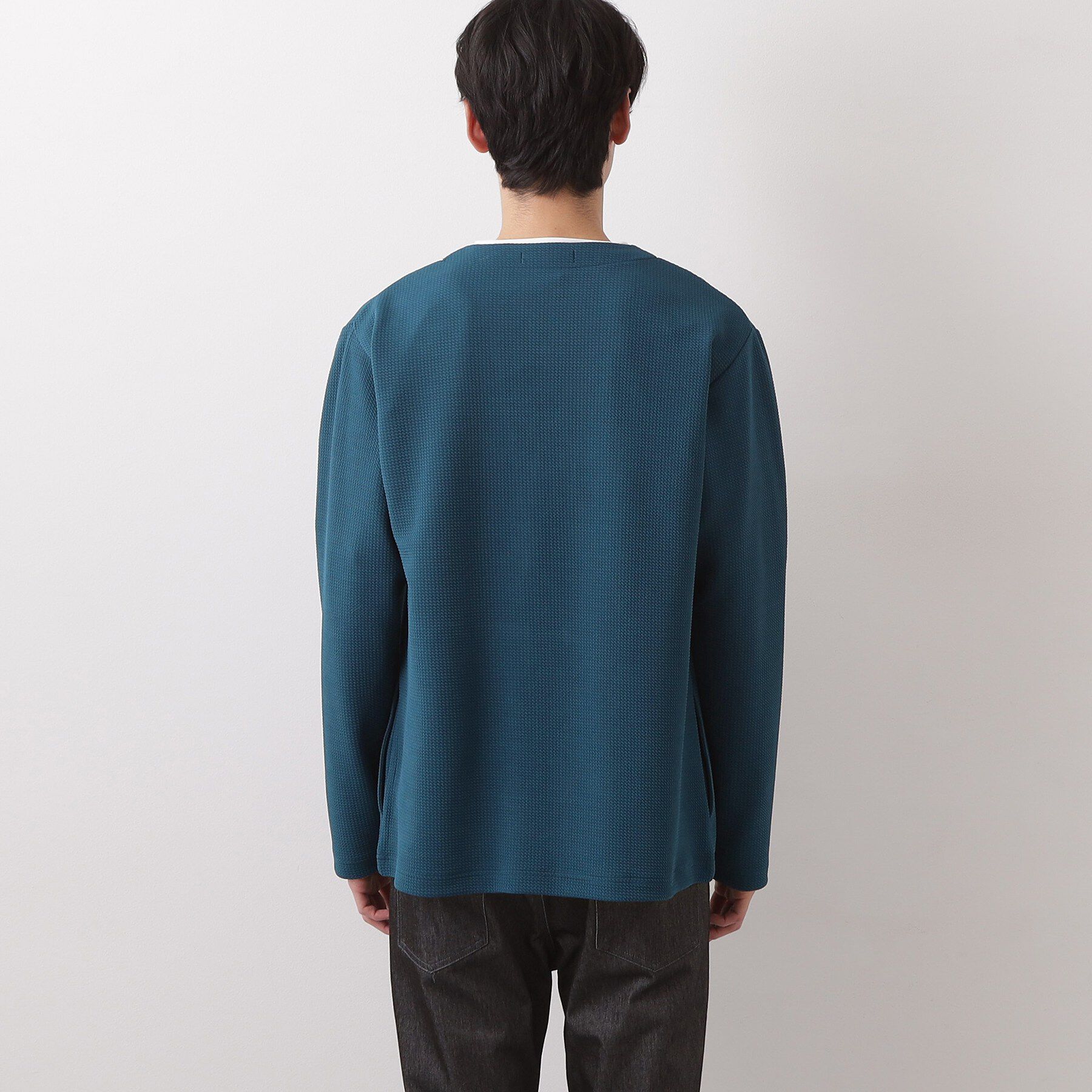THE SHOP TK「【2点セット】カーディガン＋半袖Tシャツ 洗濯機OK」|カーディガン|