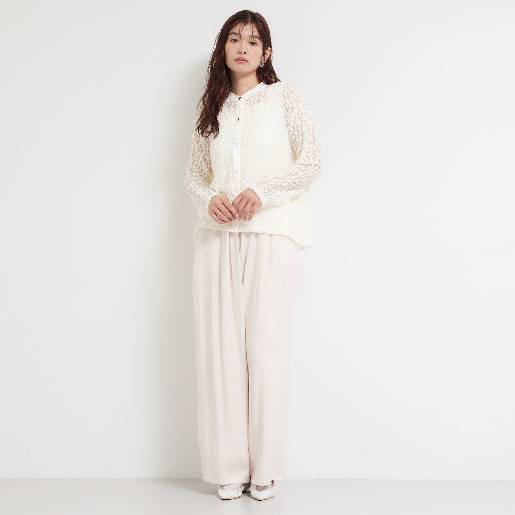 THE SHOP TK「レースシャツトップス」|Tシャツ・カットソー|