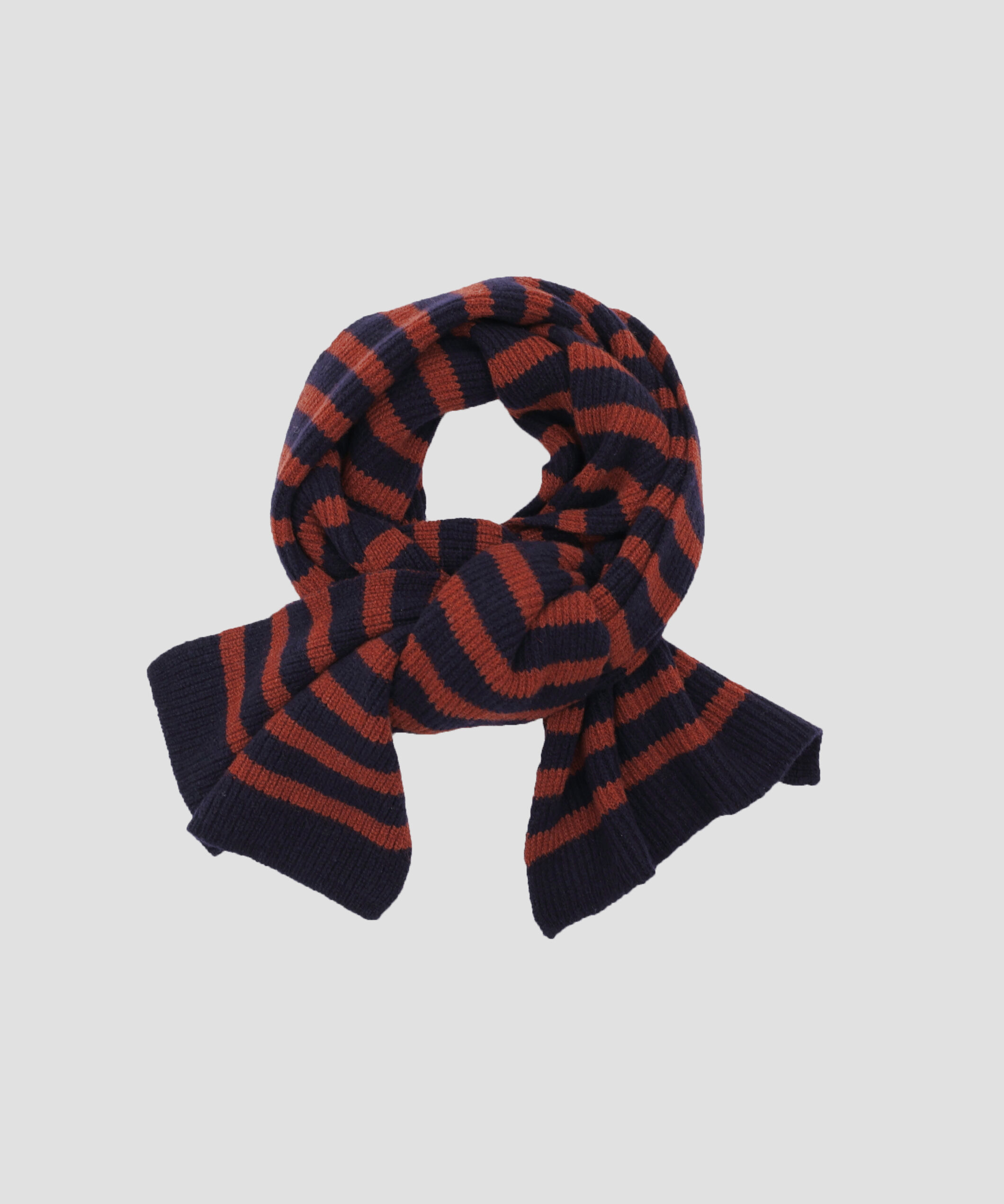 MHL.「MHL TEXTURED STRIPE SCARF」|バンダナ・スカーフ|RED
