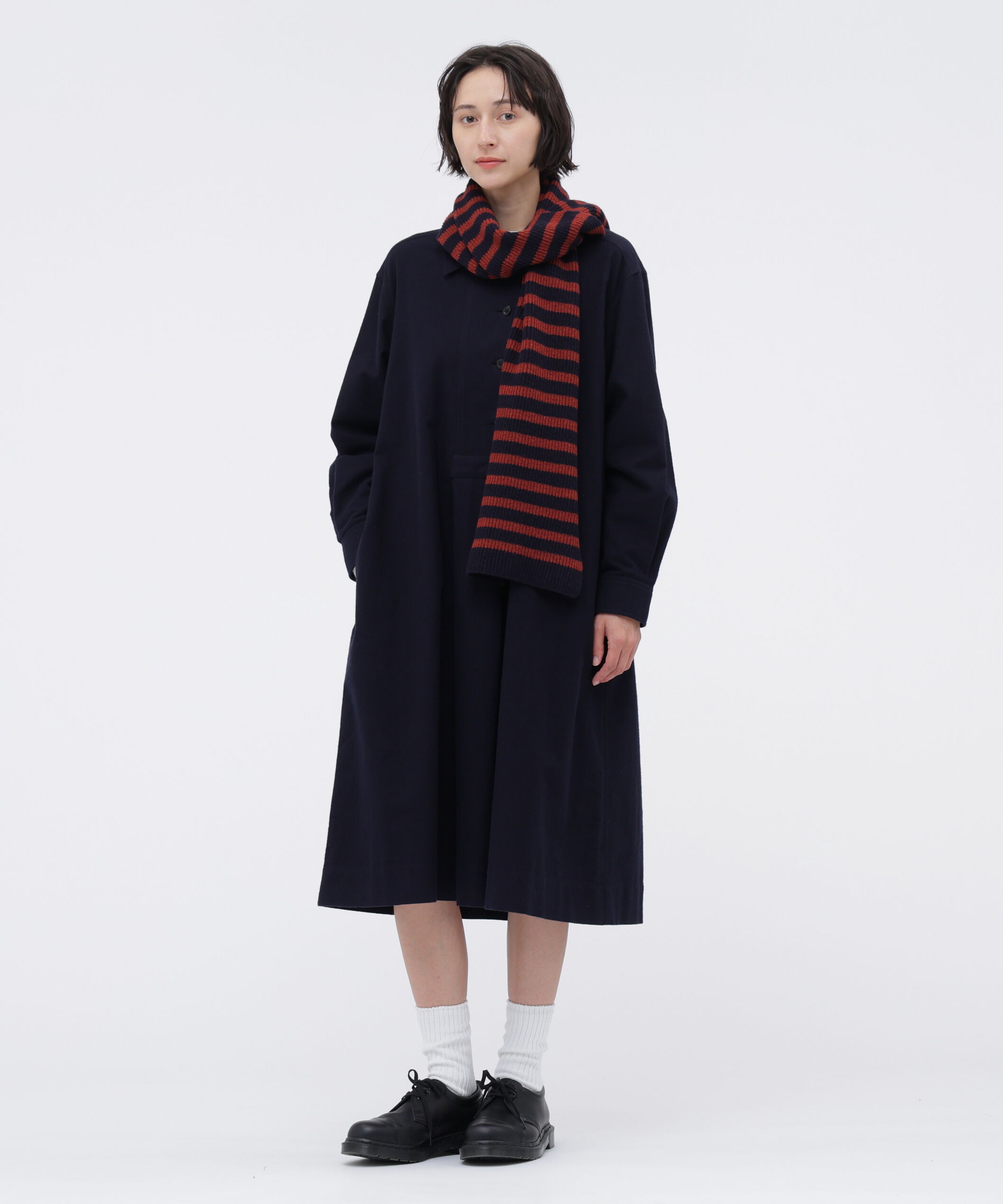 MHL.「MHL TEXTURED STRIPE SCARF」|バンダナ・スカーフ|