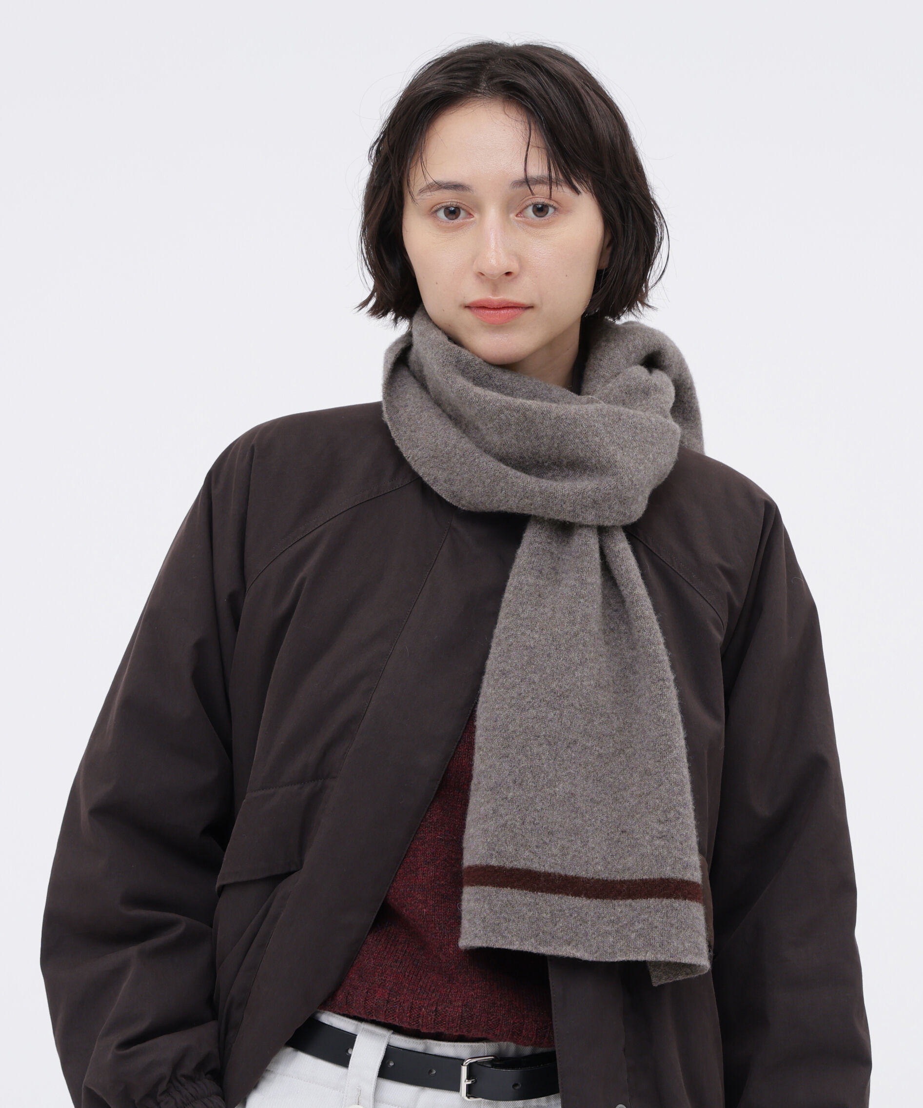 MHL.「MHL TIPPED FELTED SCARF」|バンダナ・スカーフ|