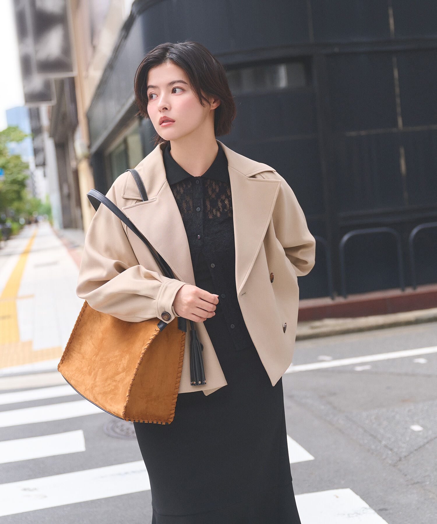 「<ちょうど､いい服>｢おはよう｣から｢おつかれさま｣まで｡ 毎日ﾊｰﾌ 」|ブルゾン・スタジャン|