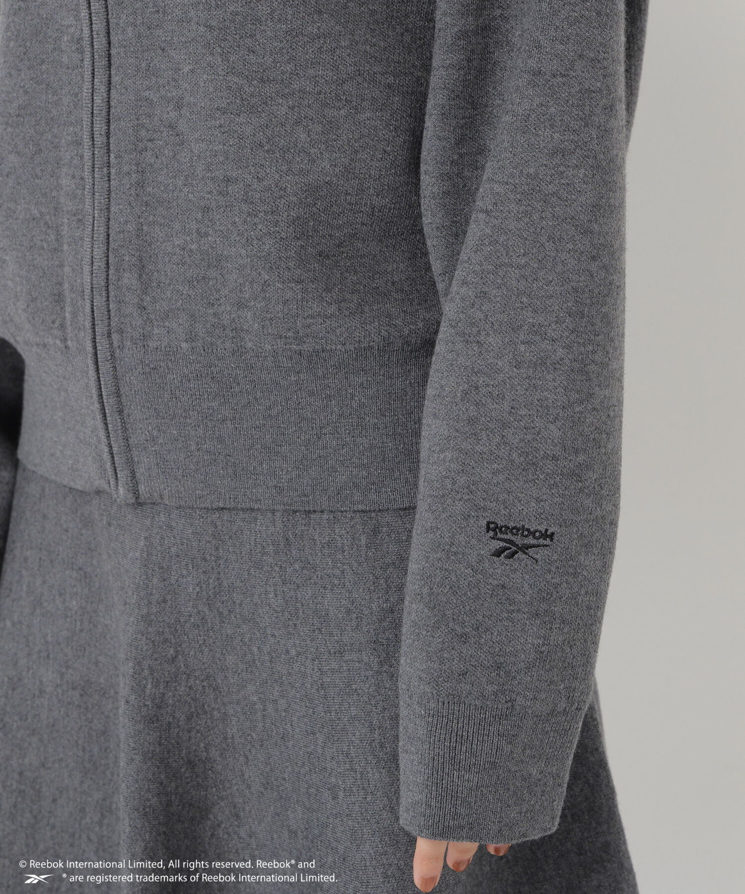  「〈N.〉〈Reebok〉ニットセットブルゾン」|ワンピース|