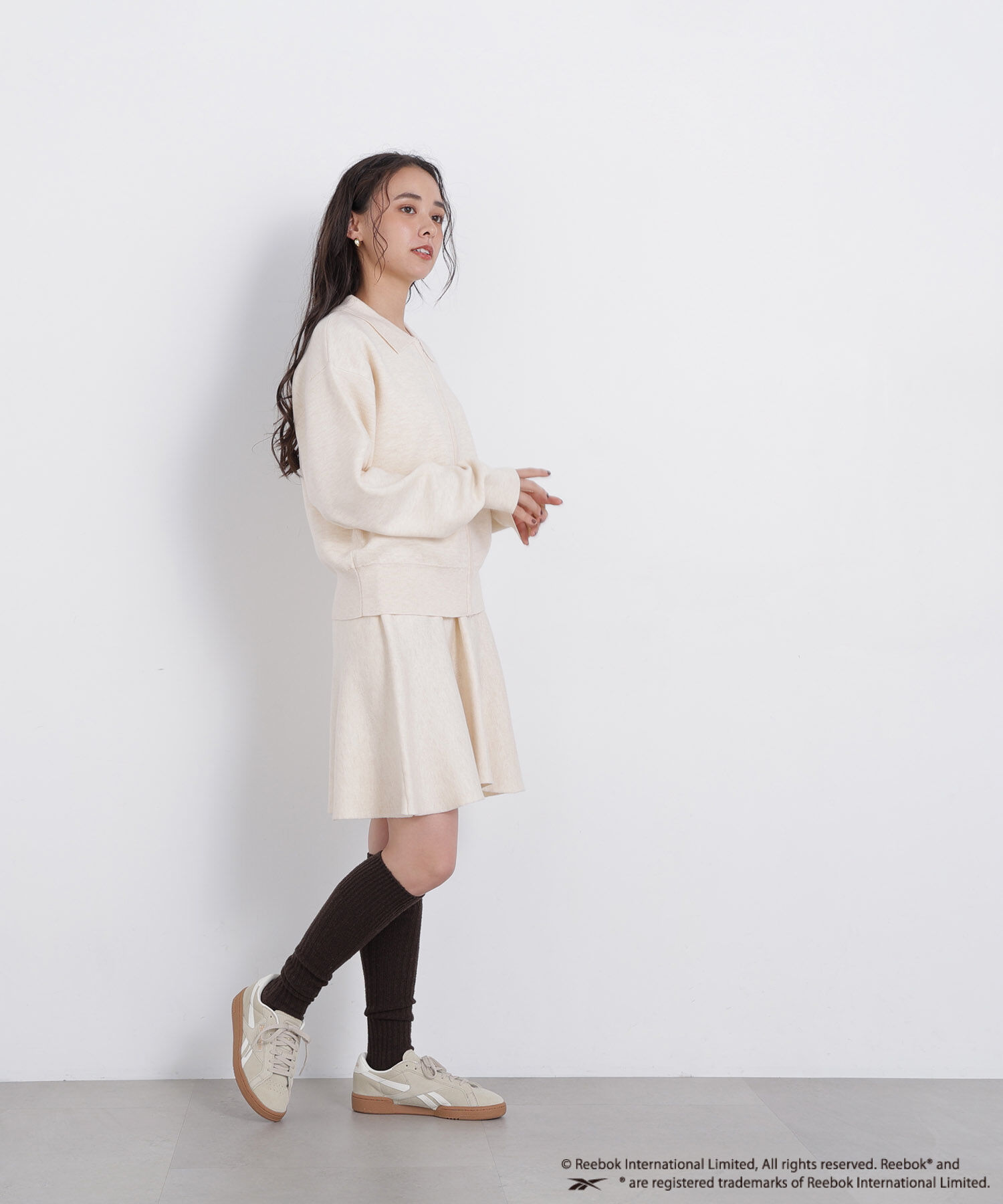  「〈N.〉〈Reebok〉ニットセットブルゾン」|ワンピース|