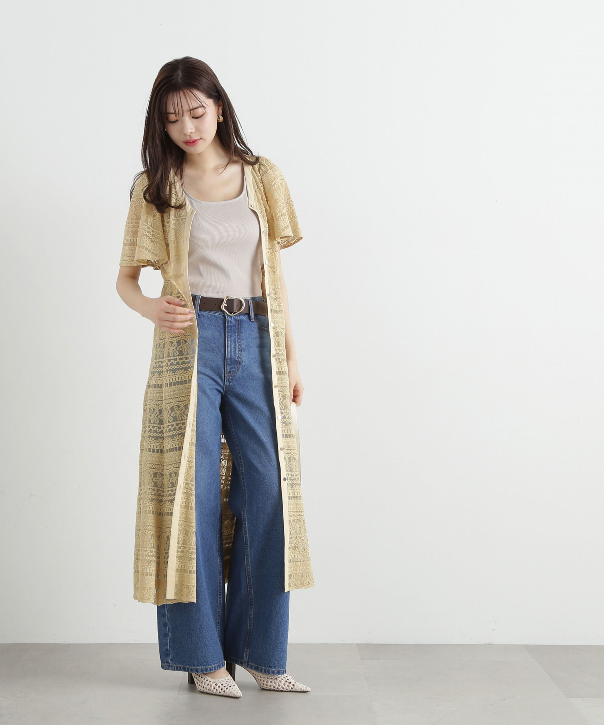PROPORTION BODY DRESSING「前後2wayスクエアータンクトップ」|Tシャツ・カットソー|