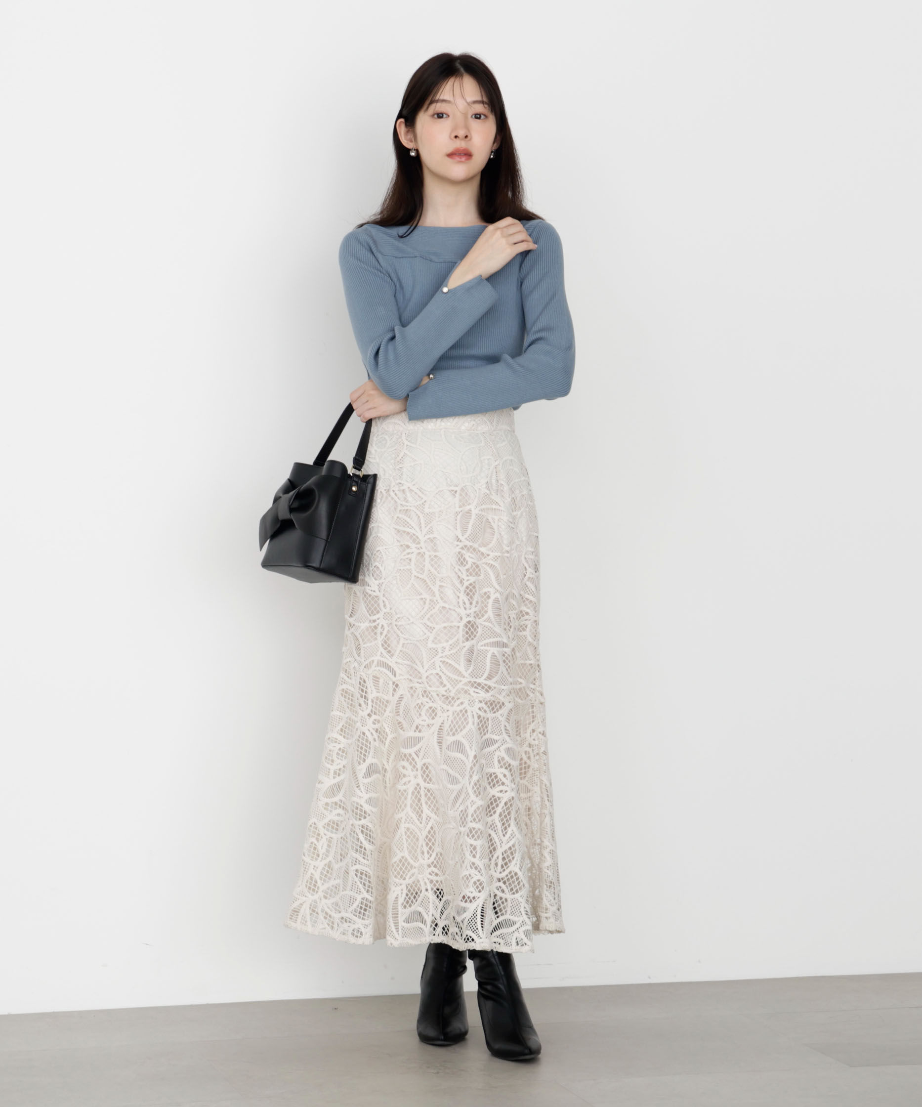 PROPORTION BODY DRESSING「ケミカルレースマーメイドスカート 25AW」|スカート|