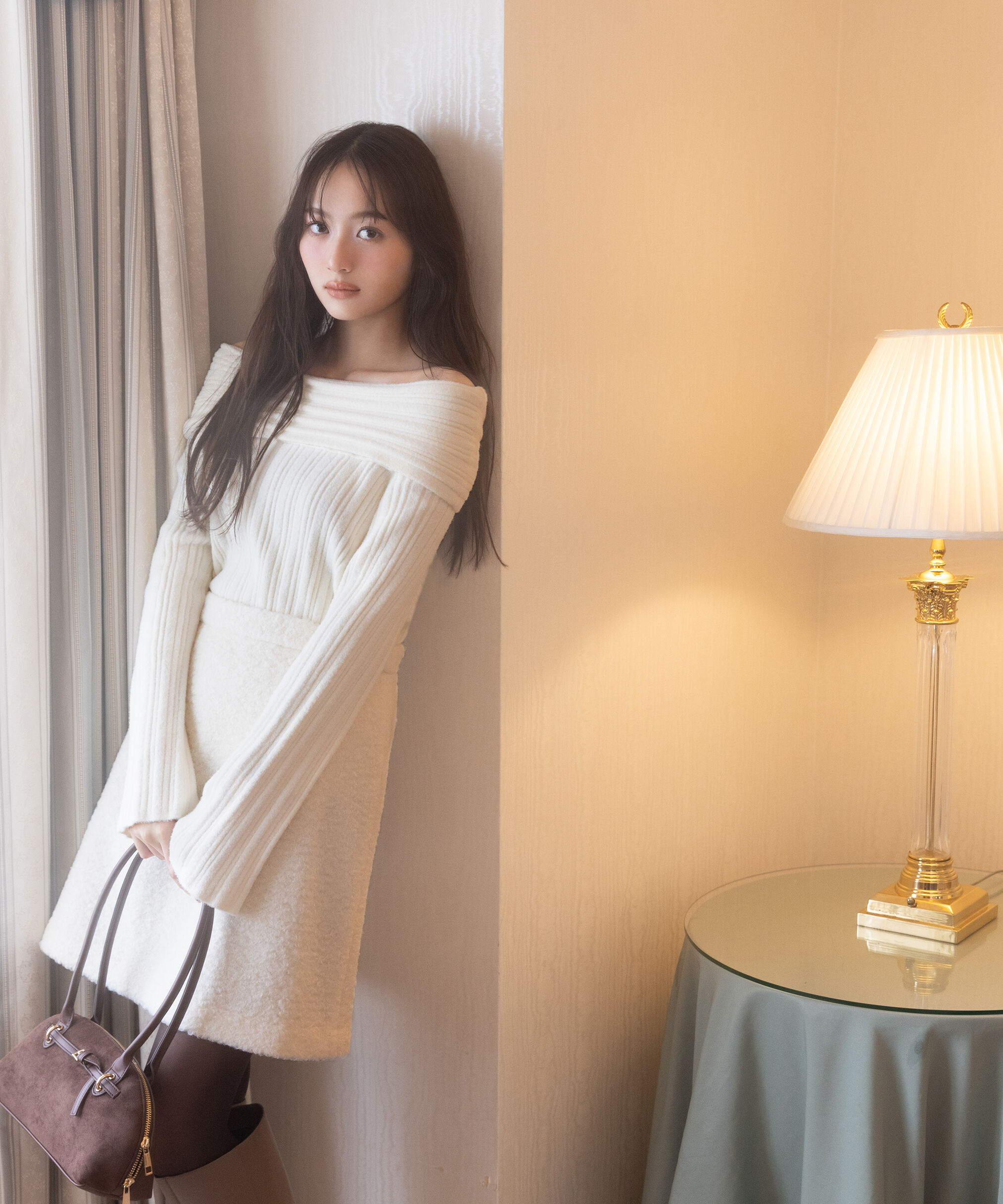 PROPORTION BODY DRESSING「シャギーミニスカート 25AW」|スカート|
