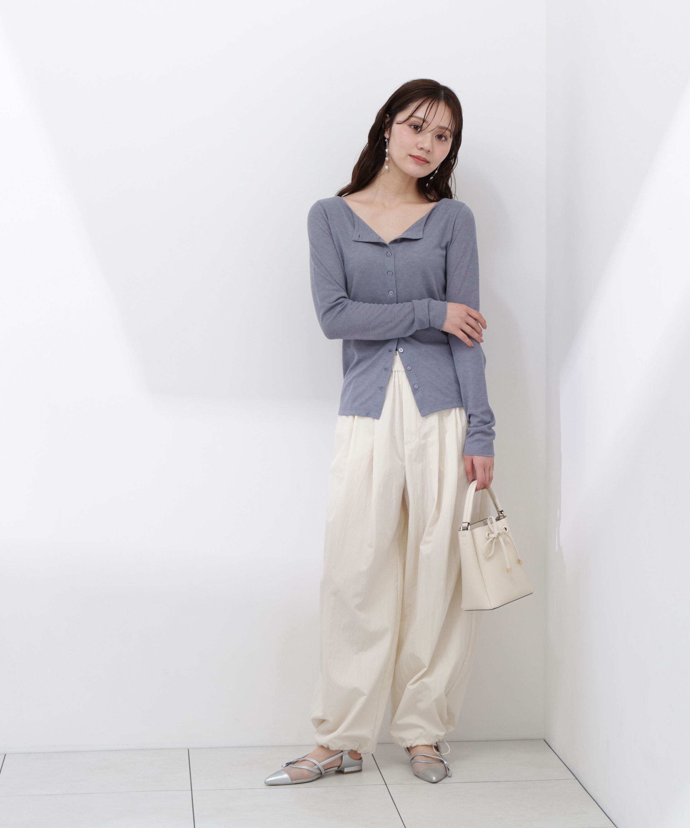 PROPORTION BODY DRESSING「〈a/mie〉シアーカットソー　26SS」|Tシャツ・カットソー|