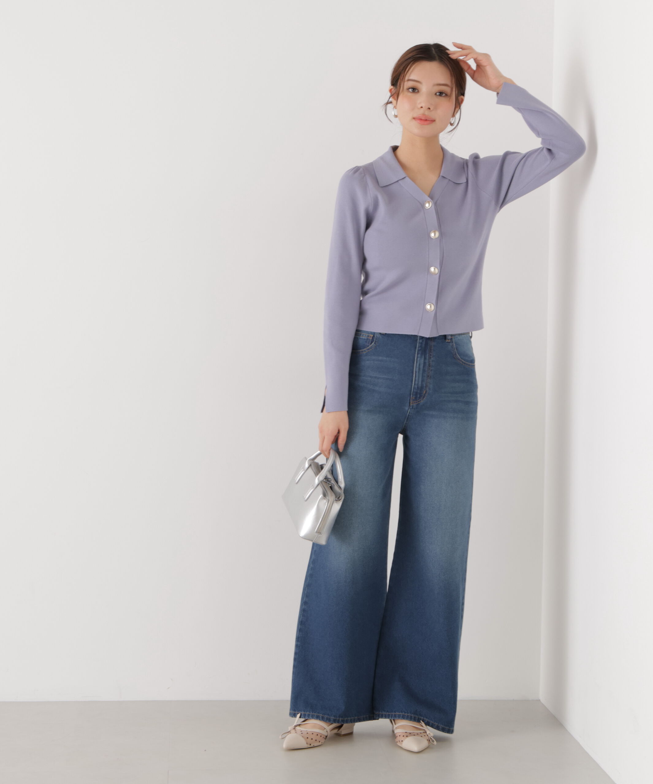 PROPORTION BODY DRESSING「〈a/mie〉ワイドデニムパンツ　26SS」|その他|