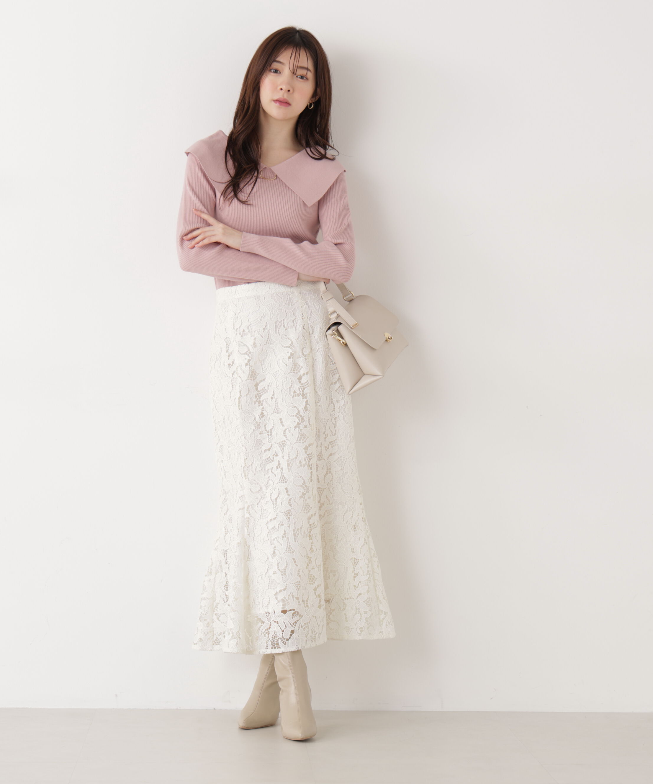 PROPORTION BODY DRESSING「レースマーメイドスカート　26SS」|スカート|