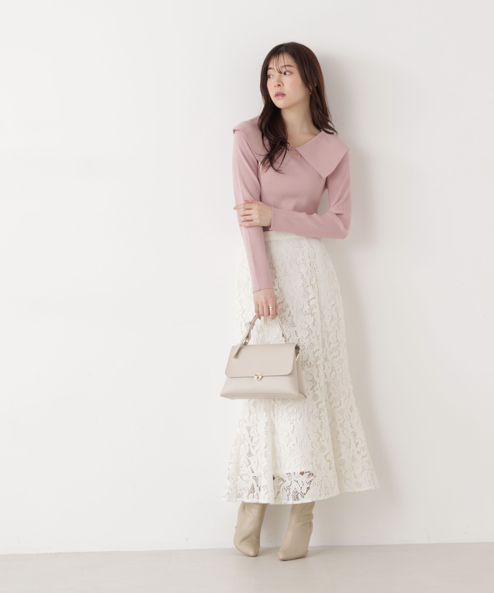 PROPORTION BODY DRESSING「レースマーメイドスカート　26SS」|スカート|