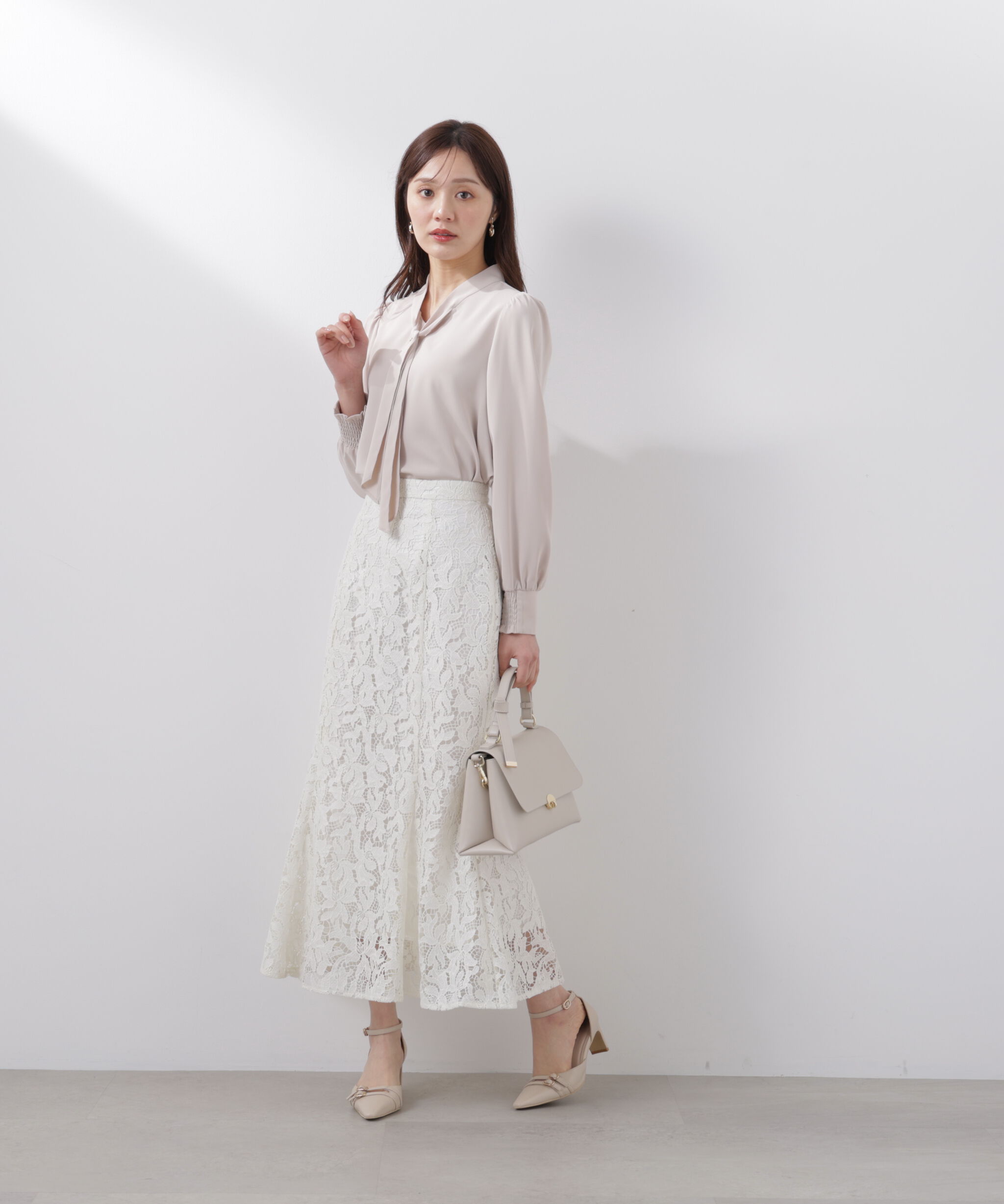 PROPORTION BODY DRESSING「レースマーメイドスカート　26SS」|スカート|