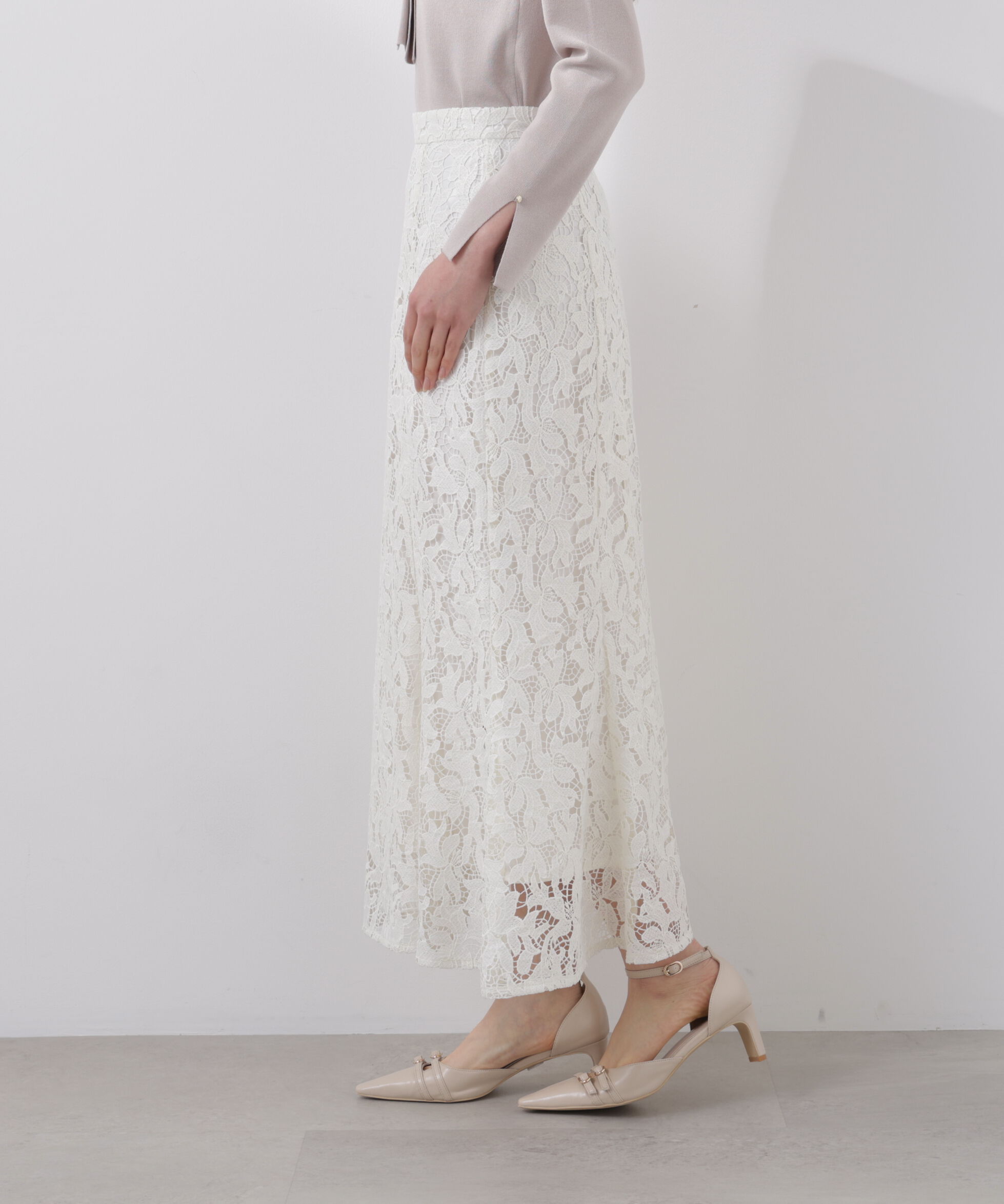 PROPORTION BODY DRESSING「レースマーメイドスカート　26SS」|スカート|