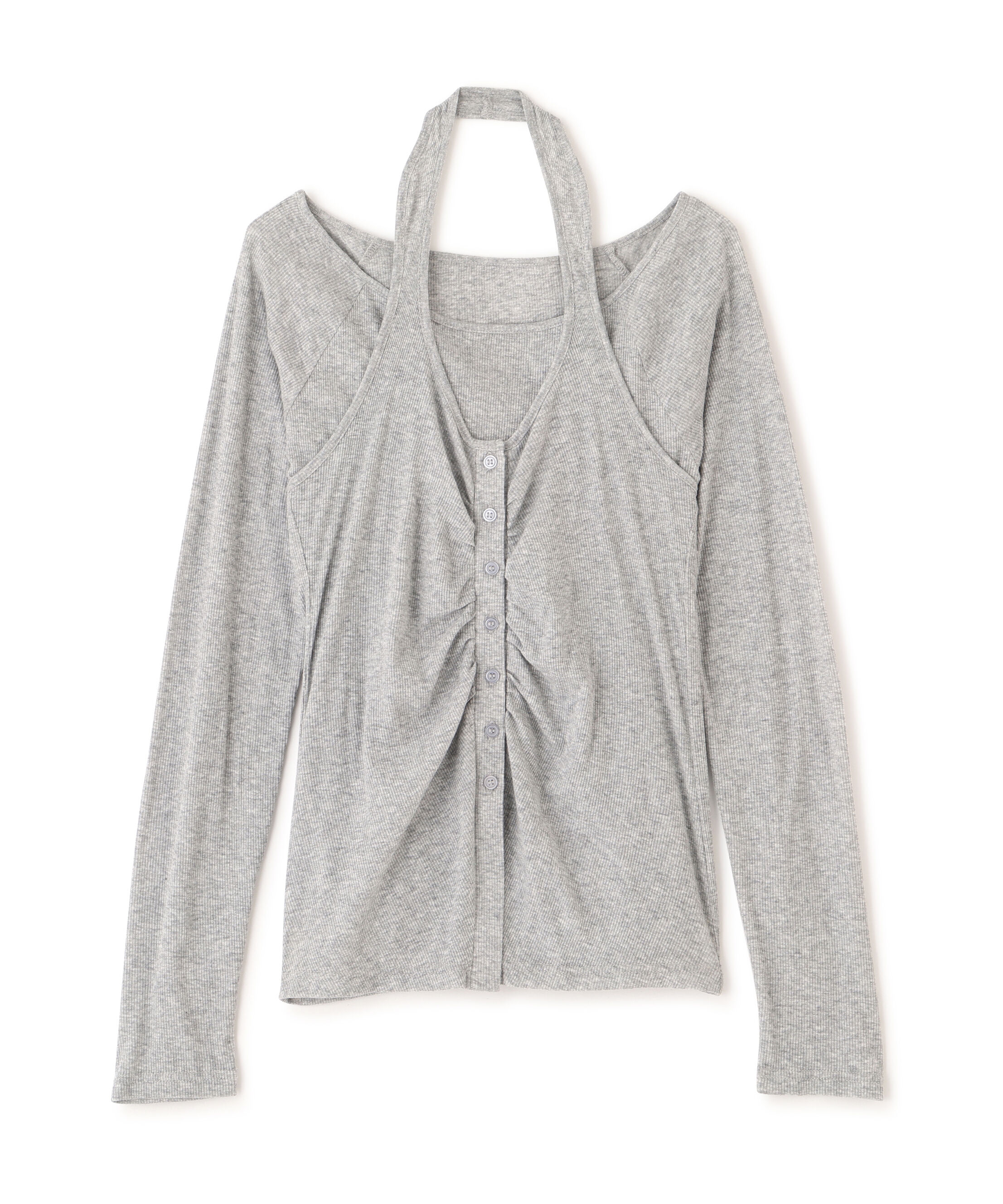PROPORTION BODY DRESSING「〈a/mie〉ホルターネックカット SETUP　26SS」|Tシャツ・カットソー|