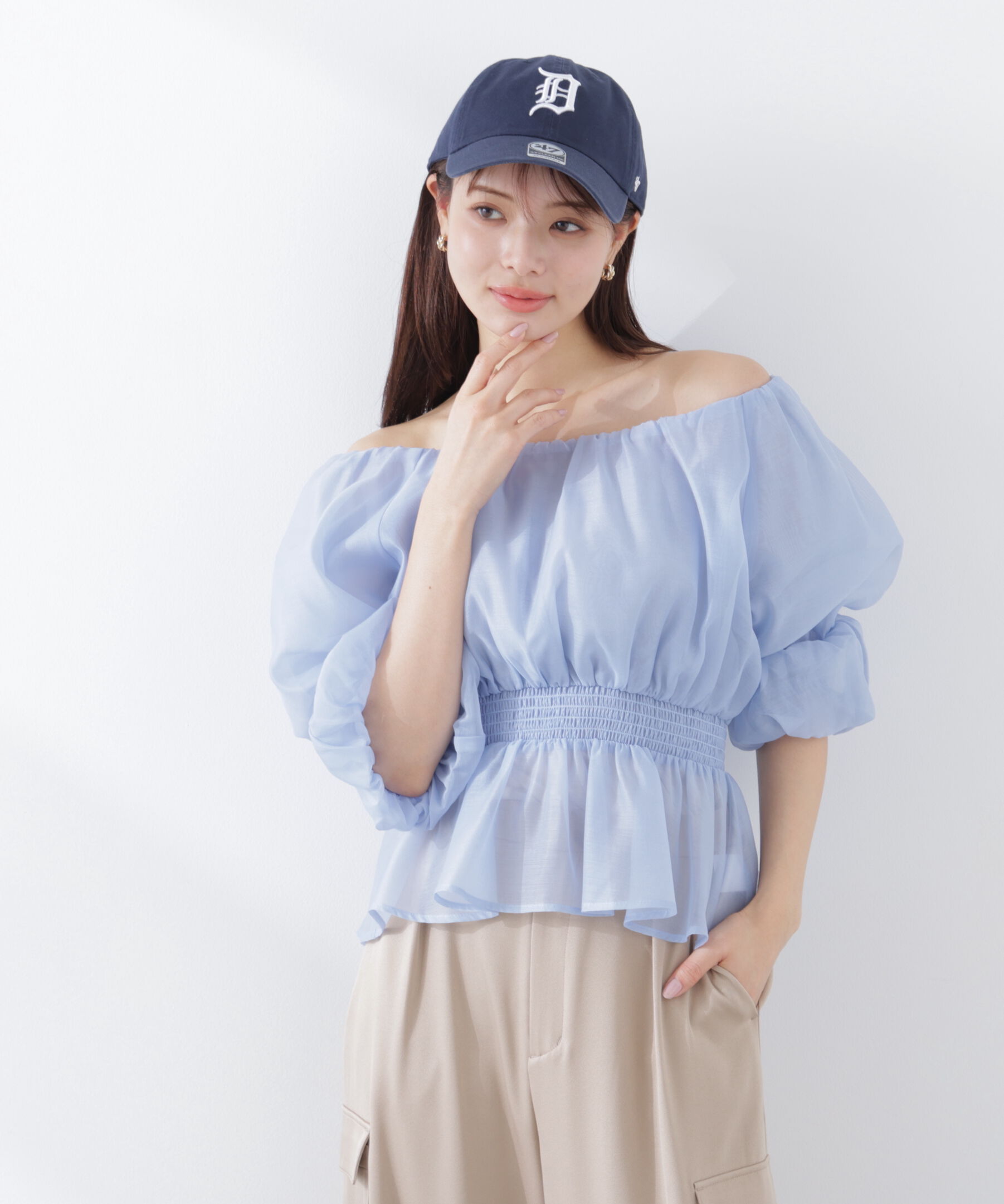 PROPORTION BODY DRESSING「2wayオフショルフィッシュテールブラウス　26SS」|シャツ・ブラウス|